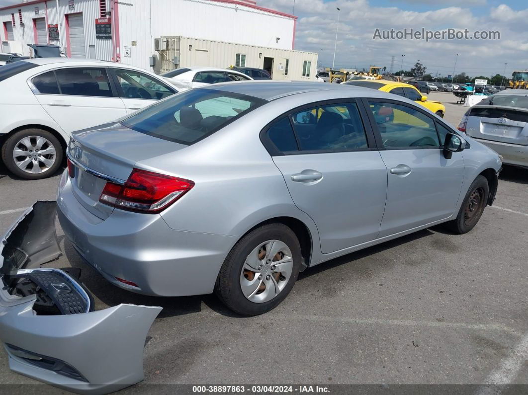 2015 Honda Civic Lx Silver vin: 2HGFB2F53FH517284