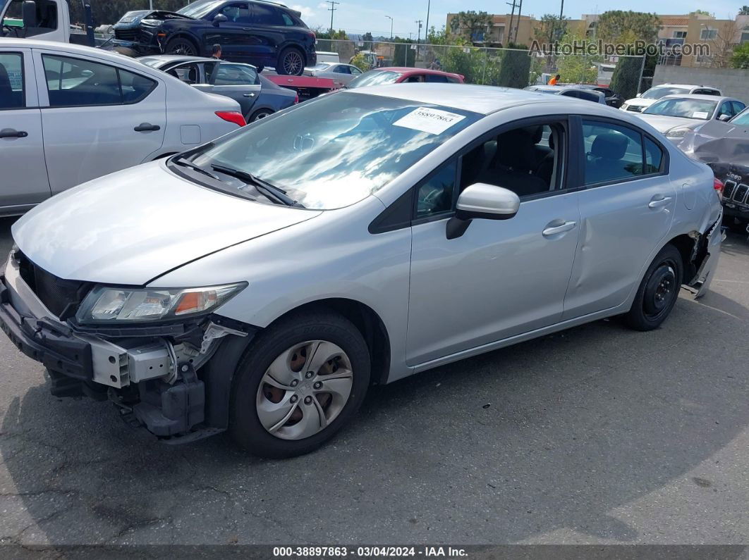 2015 Honda Civic Lx Silver vin: 2HGFB2F53FH517284