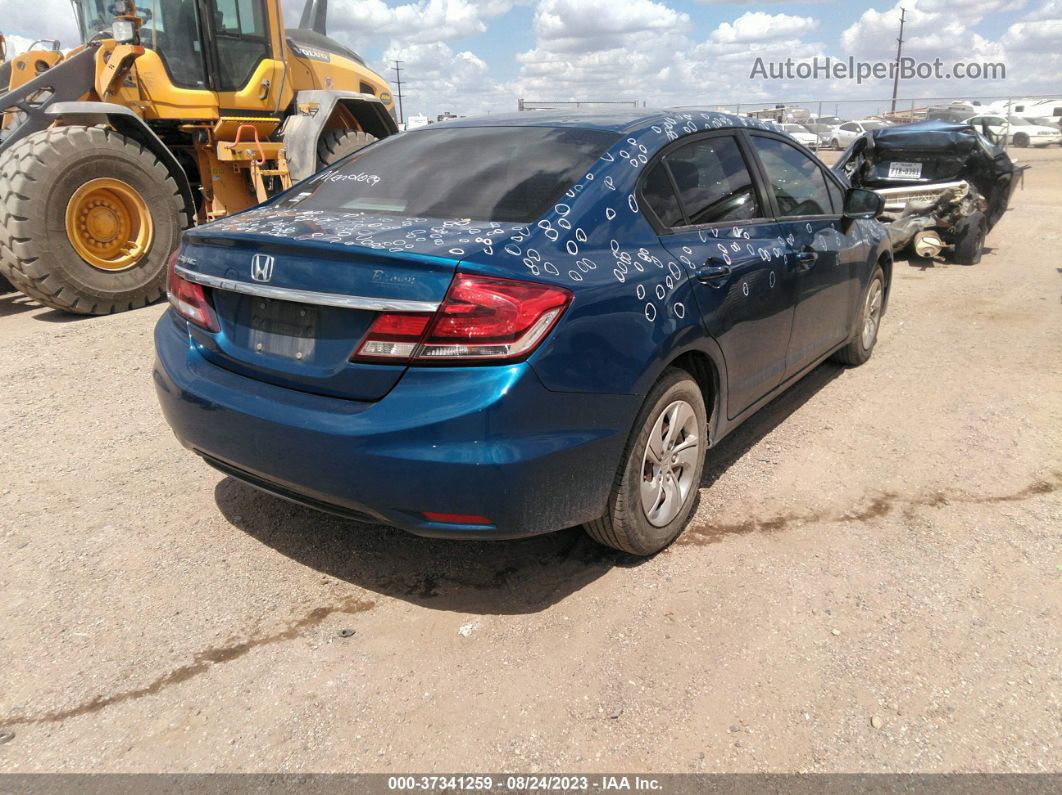 2015 Honda Civic Sedan Lx Синий vin: 2HGFB2F53FH518340