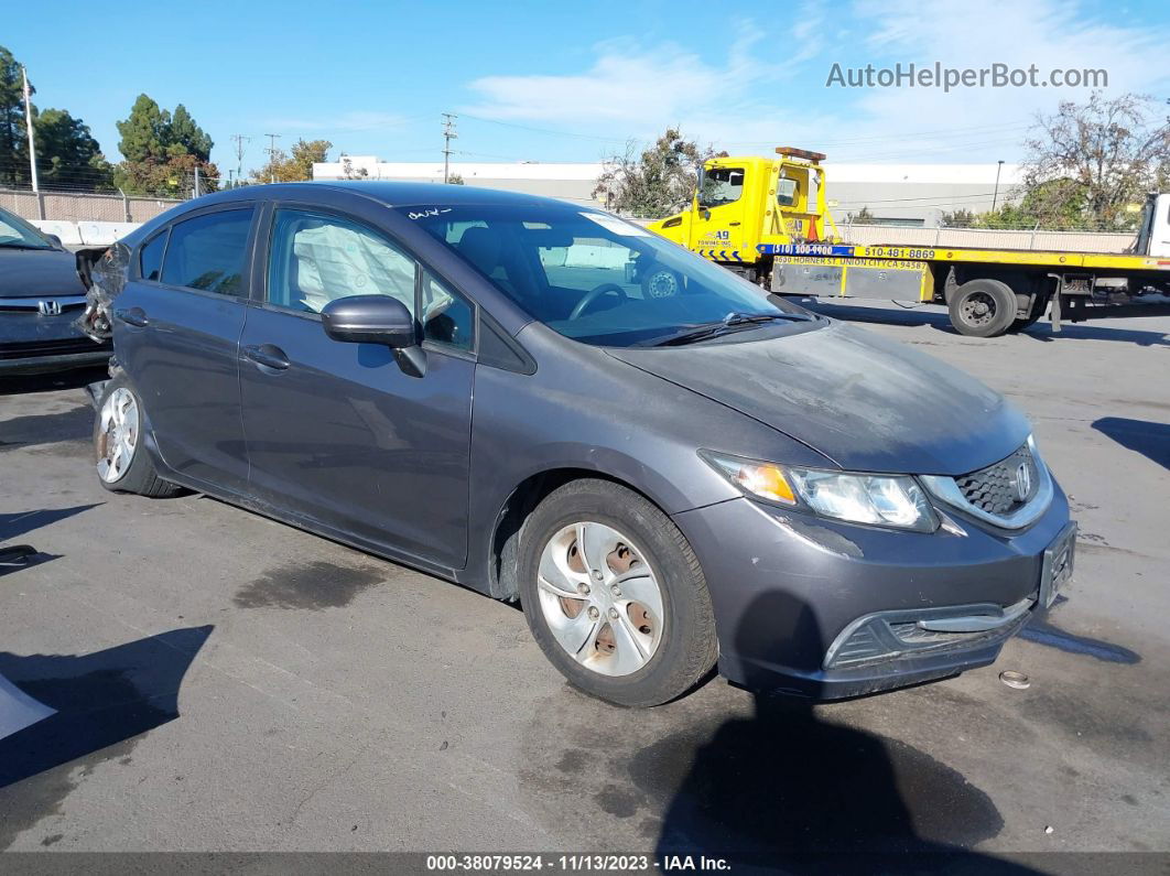 2015 Honda Civic Lx Серый vin: 2HGFB2F53FH530763