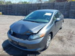 2012 Honda Civic Lx Gray vin: 2HGFB2F54CH317414