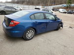 2012 Honda Civic Lx Blue vin: 2HGFB2F54CH506368