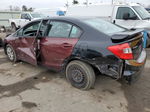 2012 Honda Civic Lx Двухцветный vin: 2HGFB2F54CH581877