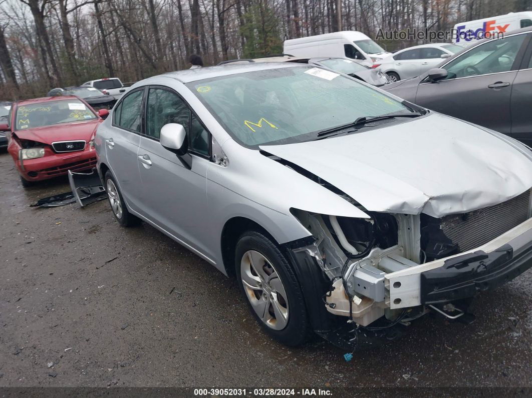 2013 Honda Civic Lx Silver vin: 2HGFB2F54DH542708