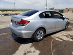 2013 Honda Civic Lx Silver vin: 2HGFB2F54DH582562