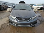 2013 Honda Civic Lx Gray vin: 2HGFB2F54DH591228