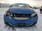 2013 Honda Civic Lx Синий vin: 2HGFB2F54DH601062