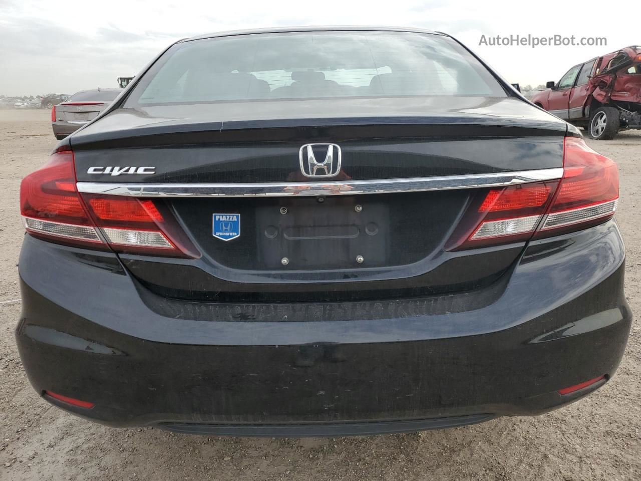 2014 Honda Civic Lx Black vin: 2HGFB2F54EH508947