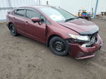 2015 Honda Civic Lx Burgundy vin: 2HGFB2F54FH029798