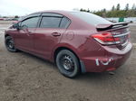 2015 Honda Civic Lx Burgundy vin: 2HGFB2F54FH029798