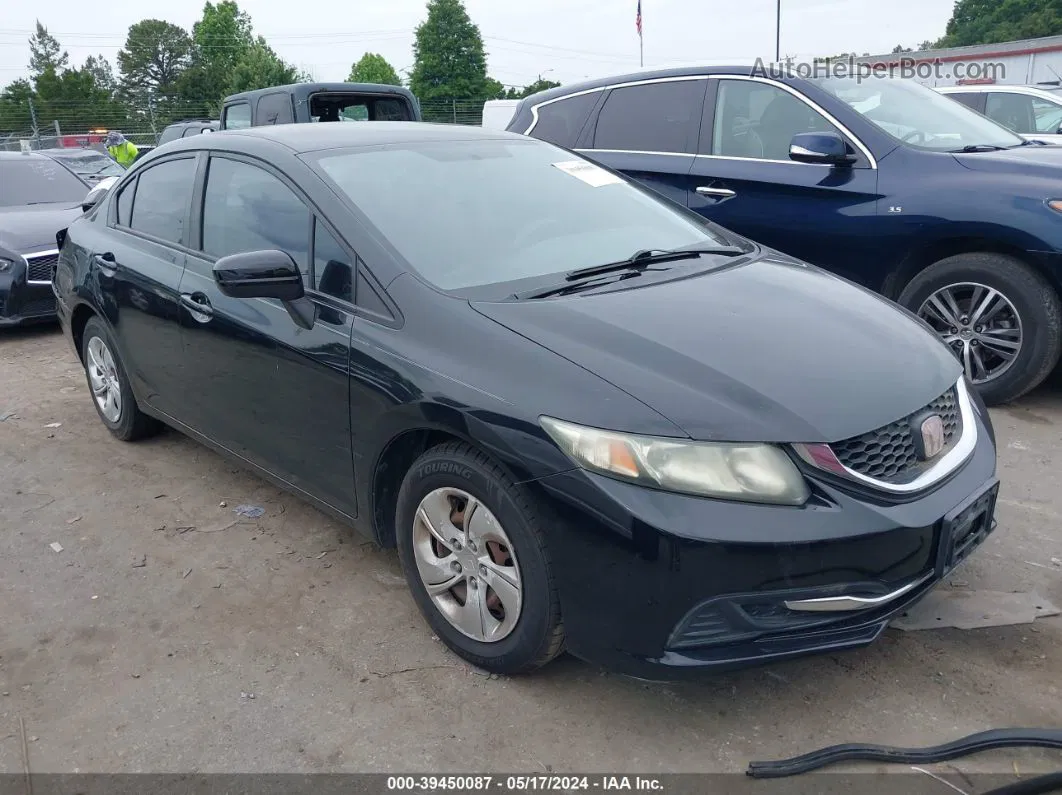 2015 Honda Civic Lx Черный vin: 2HGFB2F54FH500395