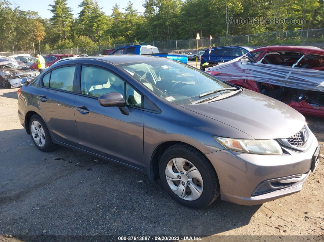 2015 Honda Civic Lx Gray vin: 2HGFB2F54FH503068