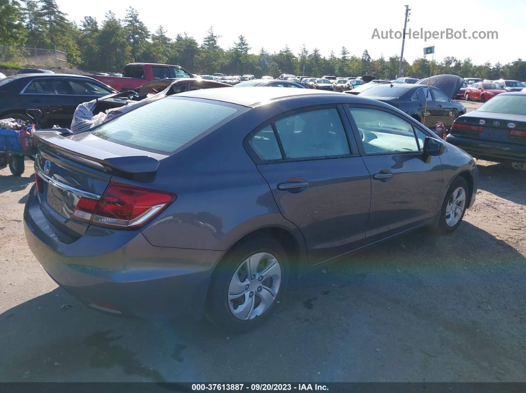 2015 Honda Civic Lx Gray vin: 2HGFB2F54FH503068