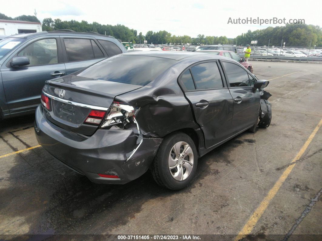 2015 Honda Civic Lx Gray vin: 2HGFB2F54FH551248