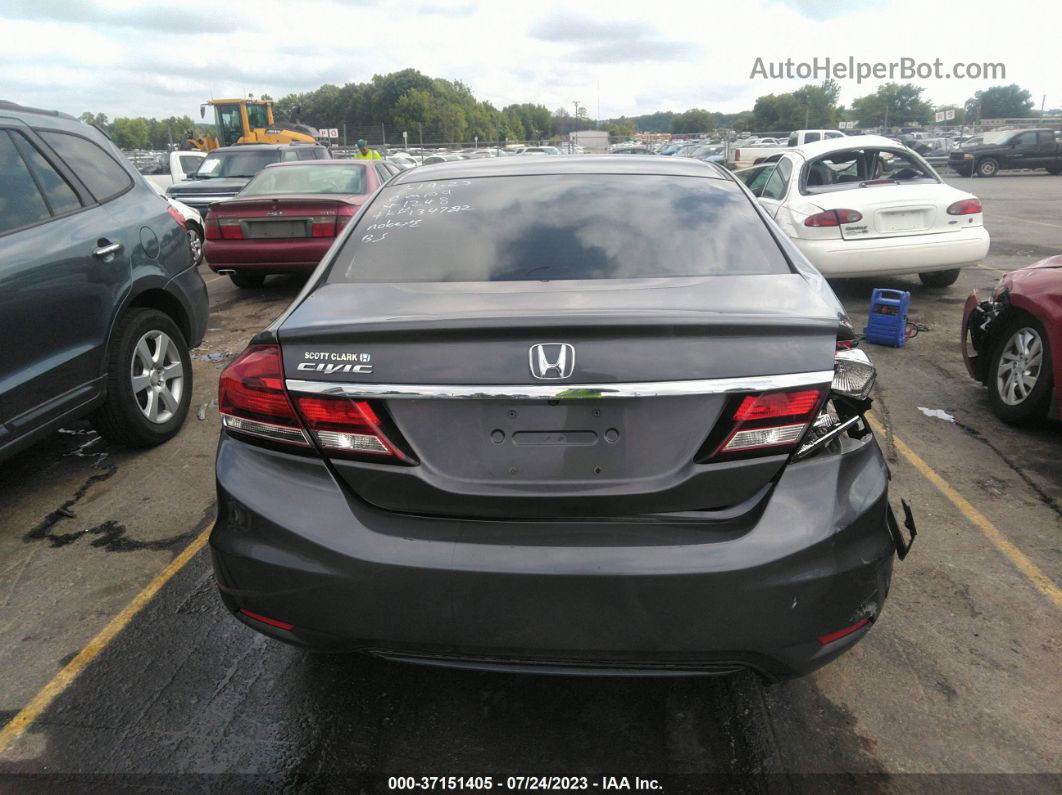 2015 Honda Civic Lx Gray vin: 2HGFB2F54FH551248