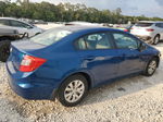 2012 Honda Civic Lx Синий vin: 2HGFB2F55CH534597