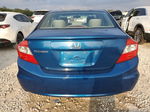 2012 Honda Civic Lx Blue vin: 2HGFB2F55CH534597