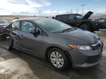 2012 Honda Civic Lx Charcoal vin: 2HGFB2F55CH574842