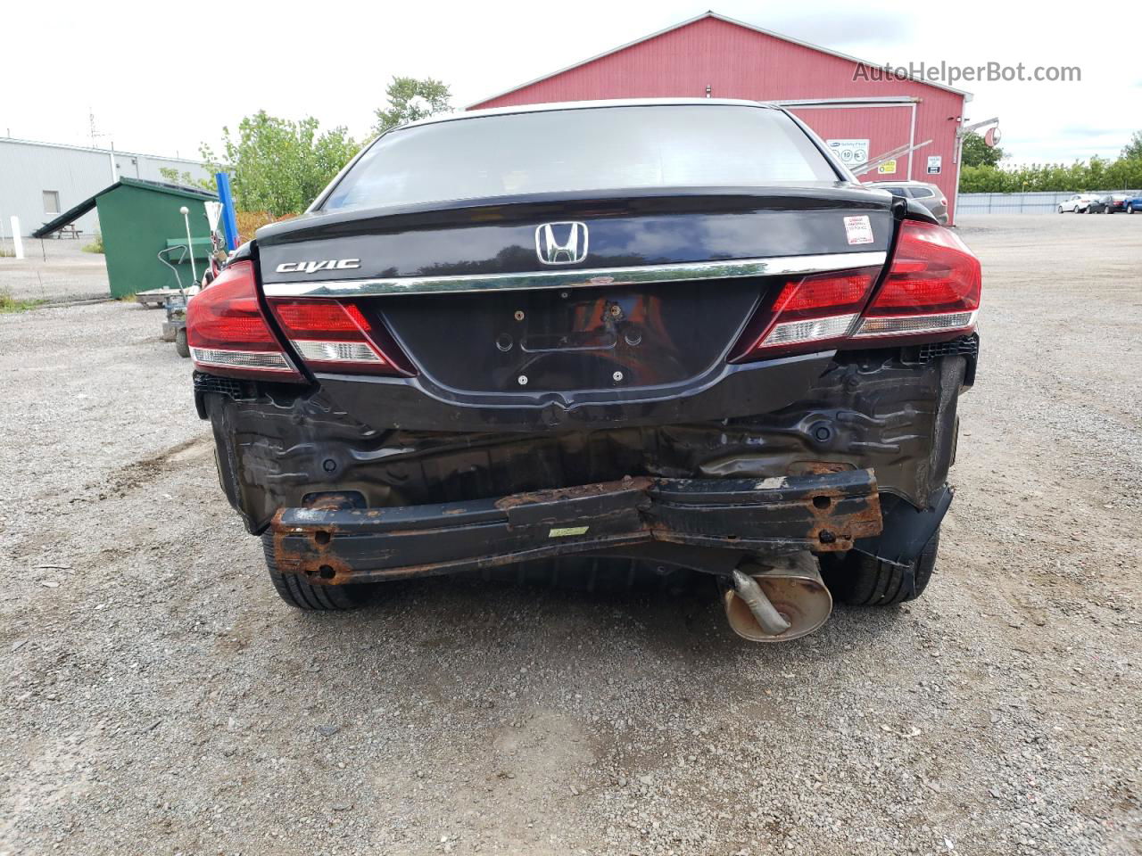 2013 Honda Civic Lx Brown vin: 2HGFB2F55DH014580