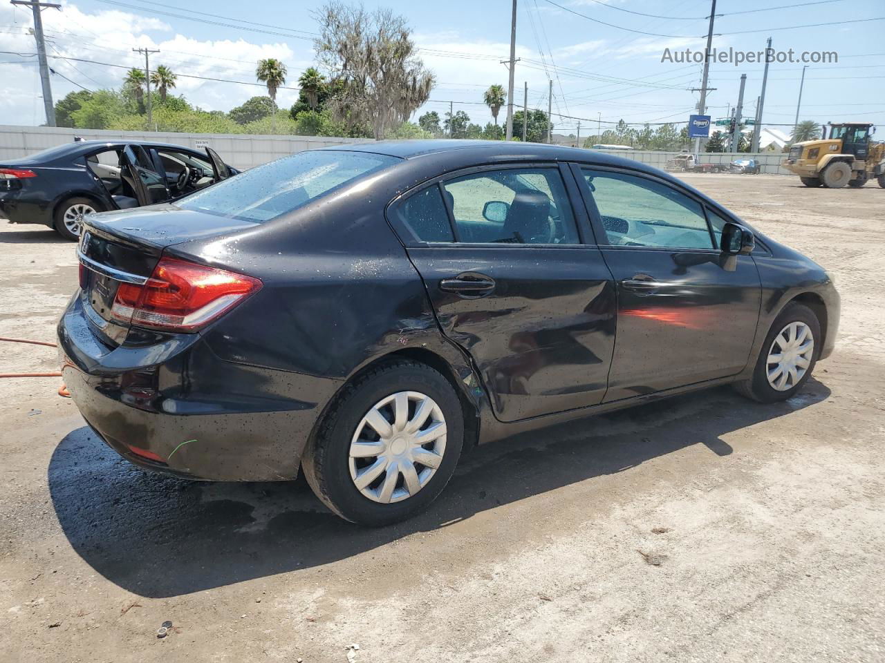 2013 Honda Civic Lx Black vin: 2HGFB2F55DH590668