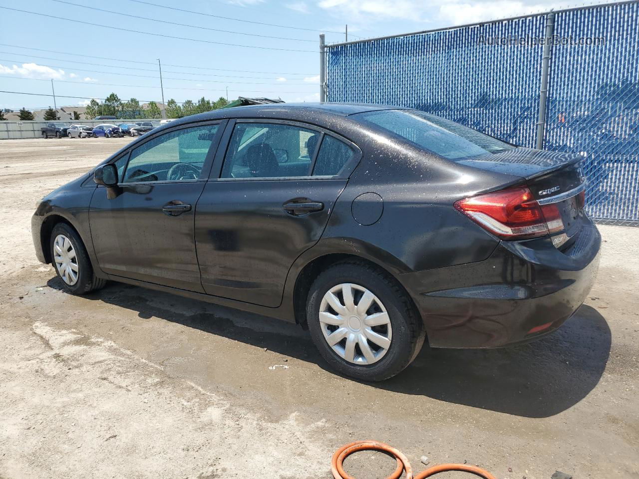 2013 Honda Civic Lx Black vin: 2HGFB2F55DH590668