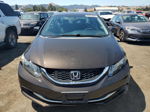 2014 Honda Civic Lx Коричневый vin: 2HGFB2F55EH516989