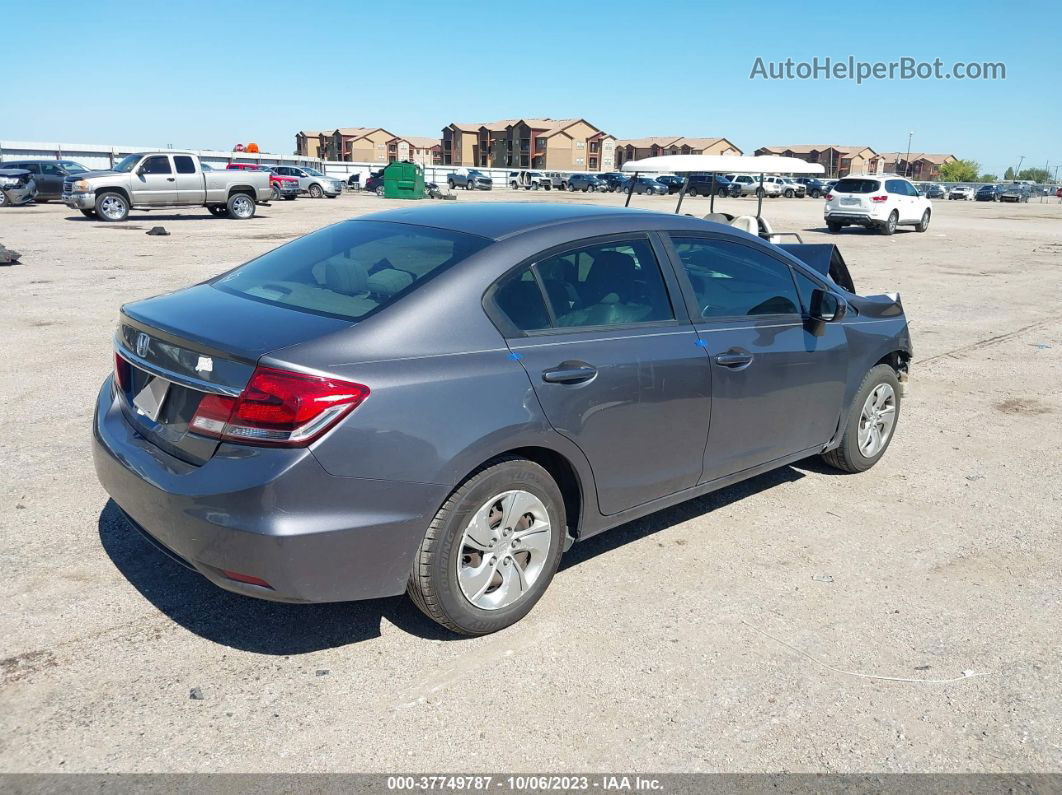 2014 Honda Civic Sedan Lx Silver vin: 2HGFB2F55EH532433