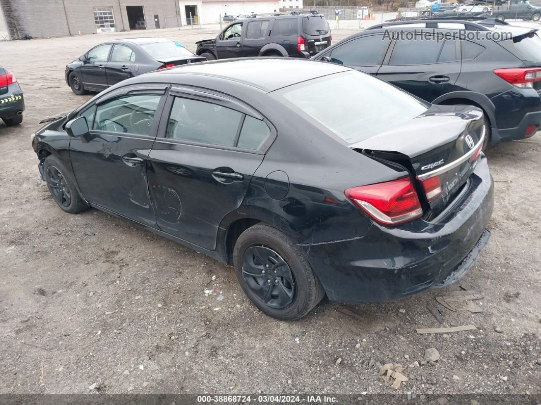 2014 Honda Civic Lx Black vin: 2HGFB2F55EH539267