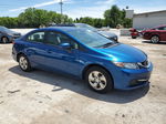 2014 Honda Civic Lx Blue vin: 2HGFB2F55EH545313