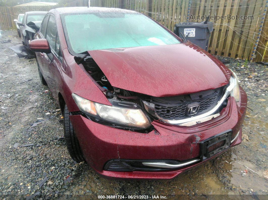 2014 Honda Civic Sedan Lx Красный vin: 2HGFB2F55EH546543