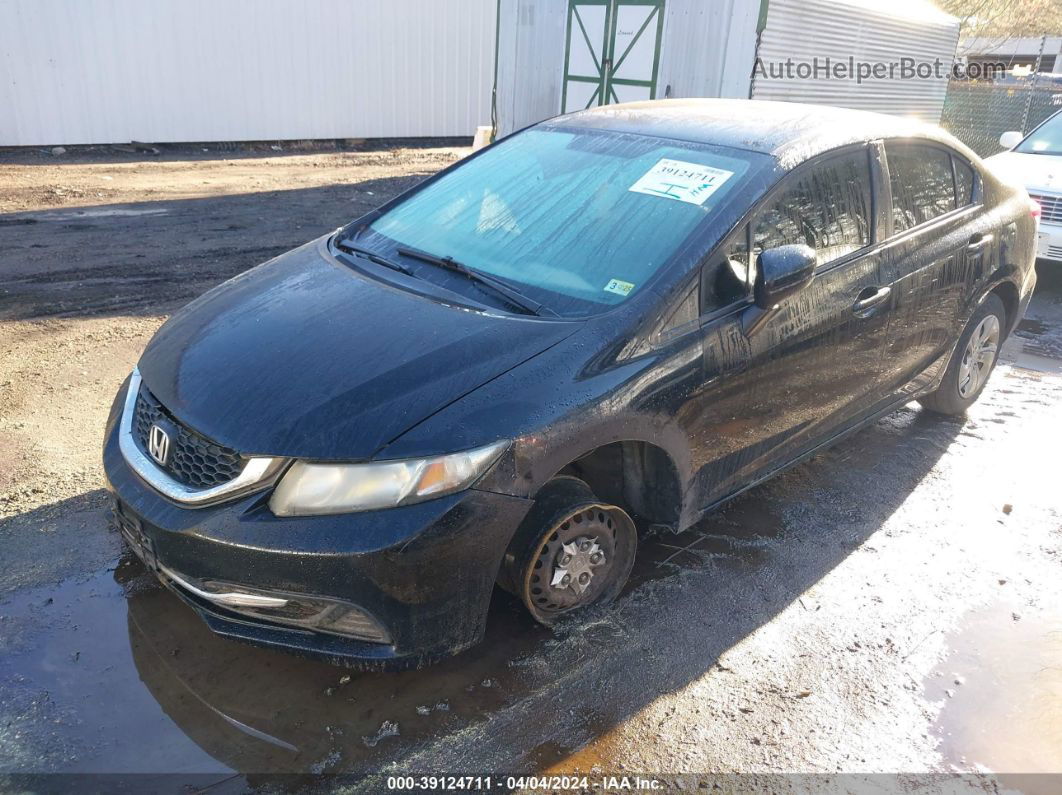 2015 Honda Civic Lx Black vin: 2HGFB2F55FH531624