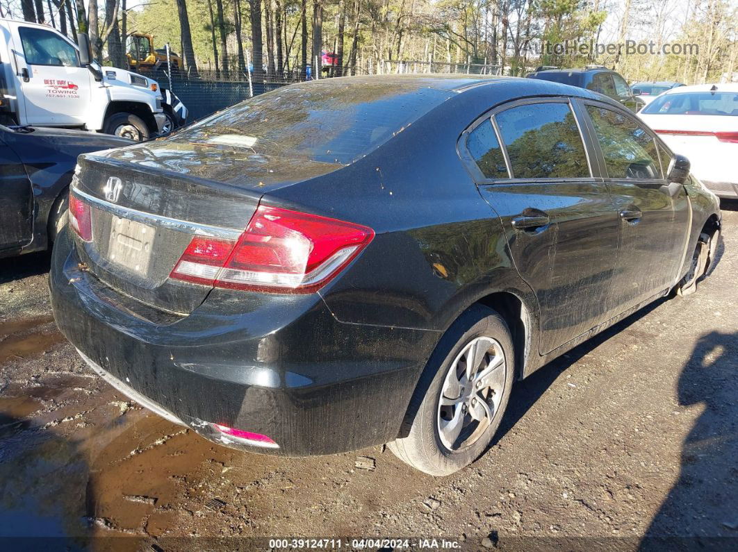 2015 Honda Civic Lx Black vin: 2HGFB2F55FH531624