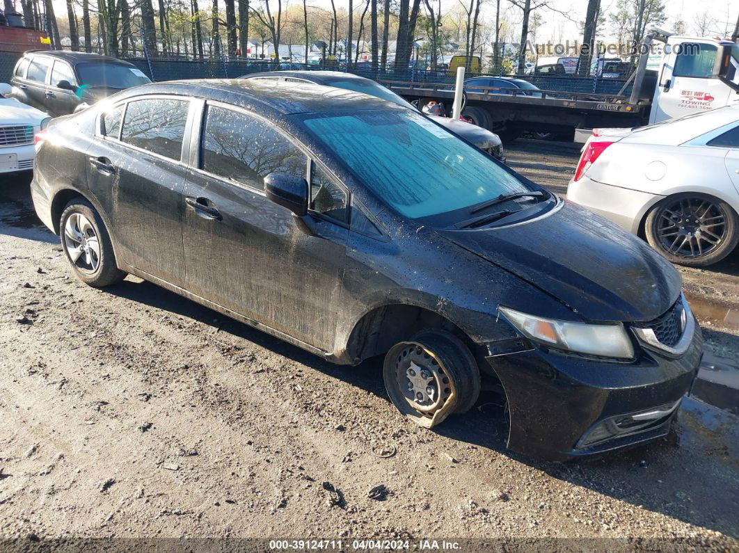 2015 Honda Civic Lx Black vin: 2HGFB2F55FH531624