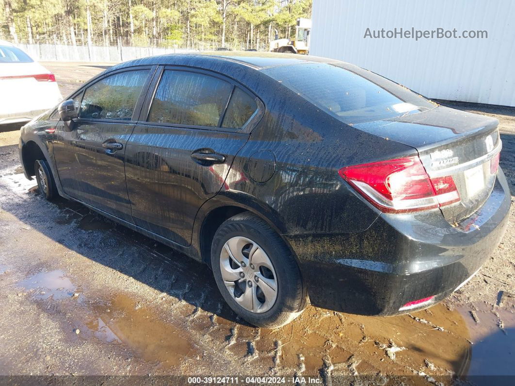 2015 Honda Civic Lx Black vin: 2HGFB2F55FH531624