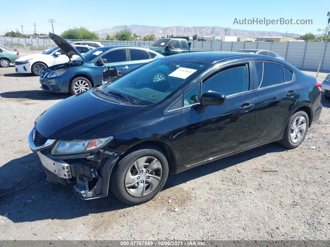 2015 Honda Civic Lx Черный vin: 2HGFB2F55FH557642