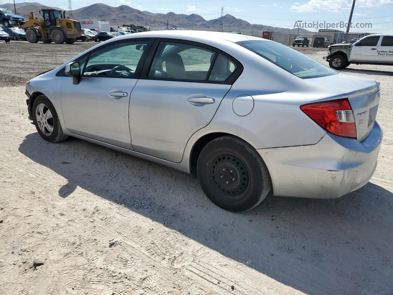 2012 Honda Civic Lx Silver vin: 2HGFB2F56CH331167