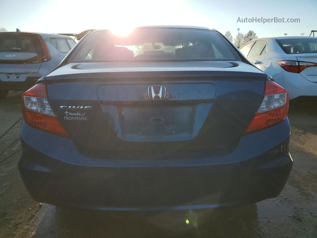 2012 Honda Civic Lx Teal vin: 2HGFB2F56CH501558