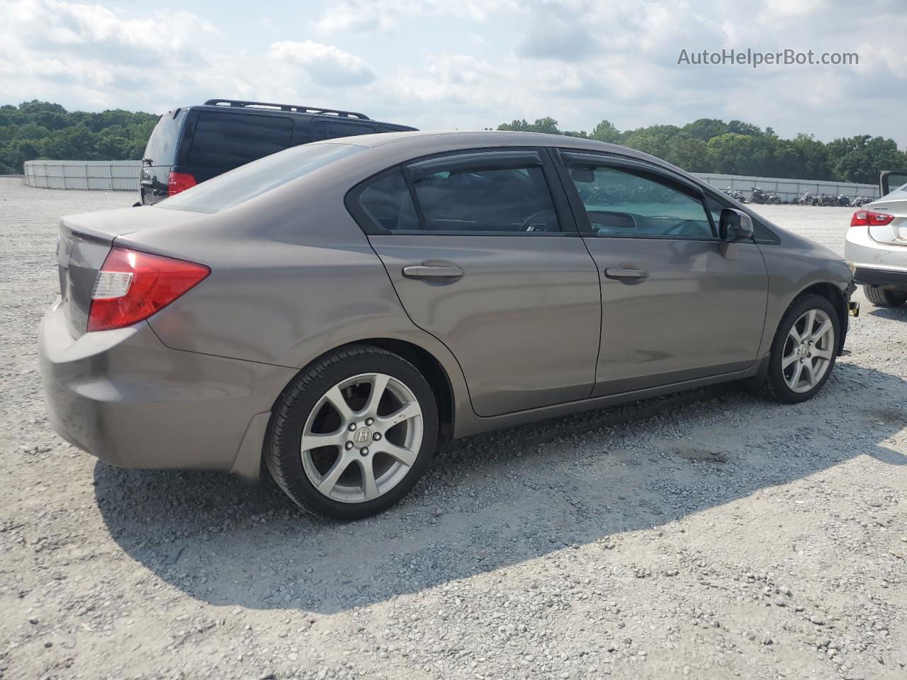 2012 Honda Civic Lx Gray vin: 2HGFB2F56CH510292