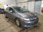 2012 Honda Civic Lx Gray vin: 2HGFB2F56CH565289