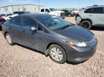 2012 Honda Civic Lx Gray vin: 2HGFB2F56CH580844