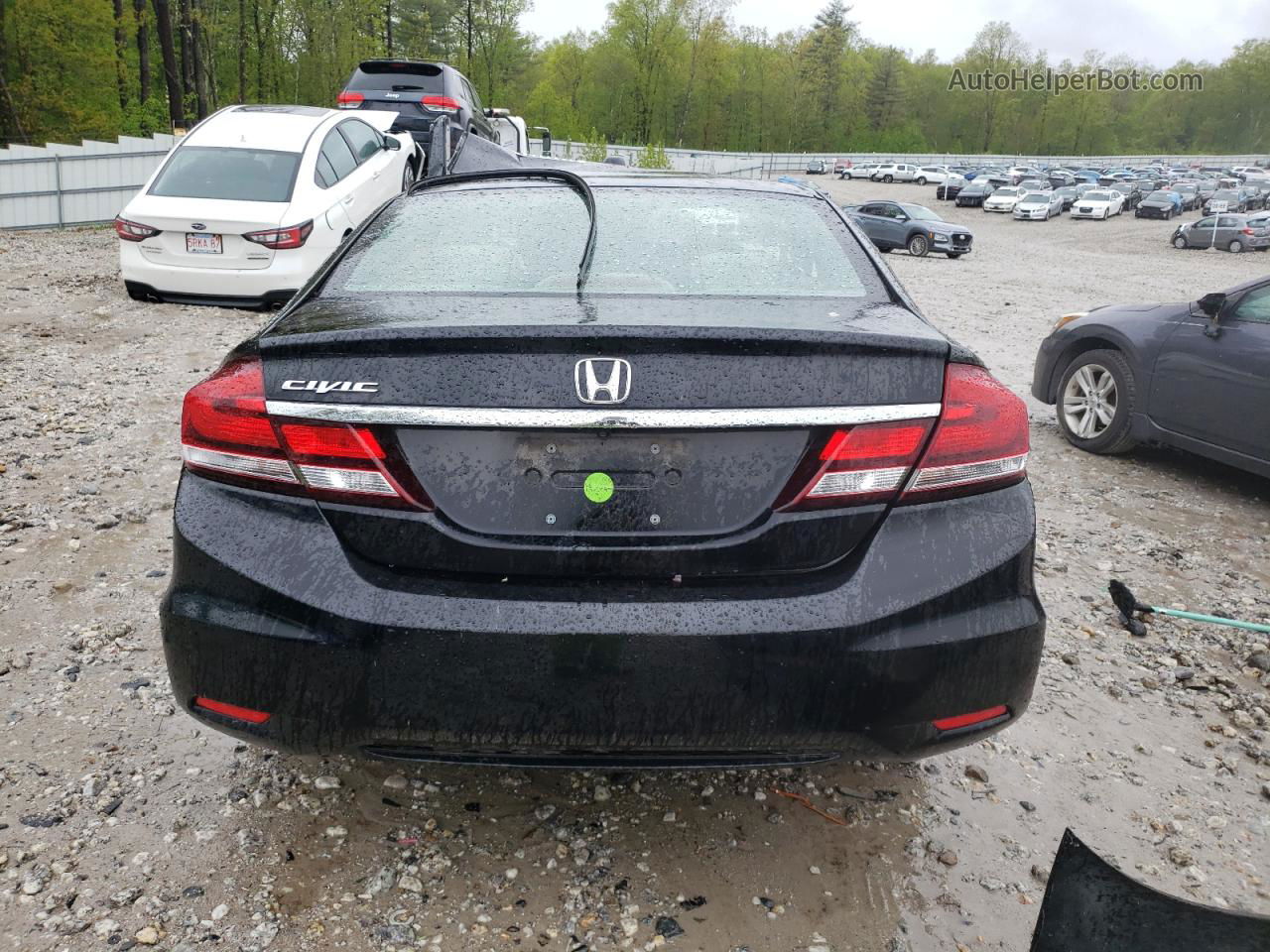 2013 Honda Civic Lx Black vin: 2HGFB2F56DH513792