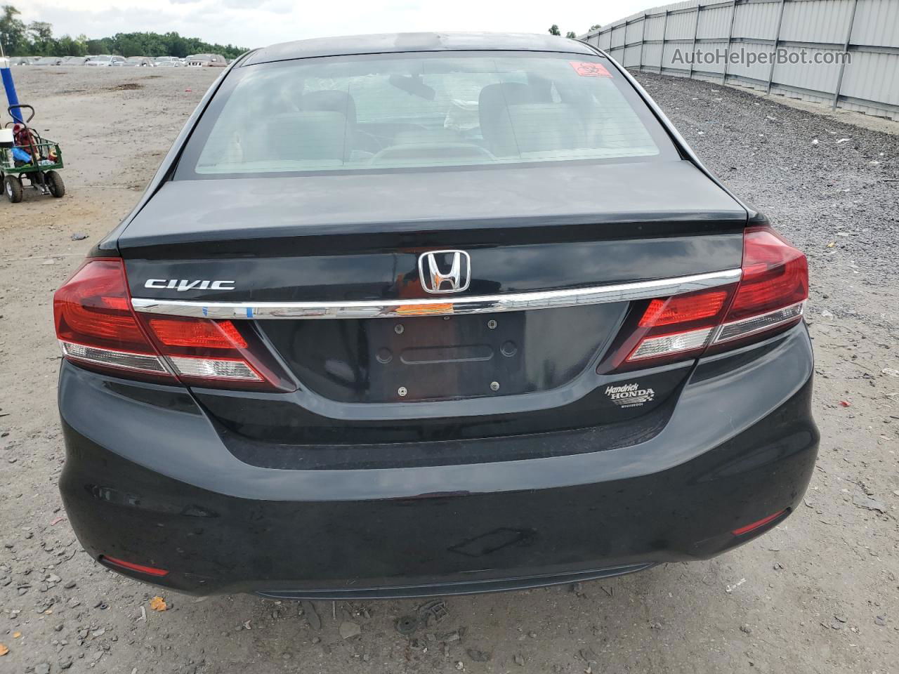 2013 Honda Civic Lx Black vin: 2HGFB2F56DH531449