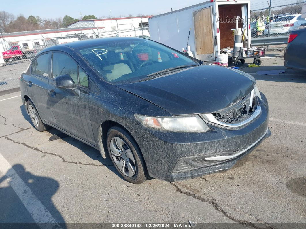 2013 Honda Civic Lx Black vin: 2HGFB2F56DH559817