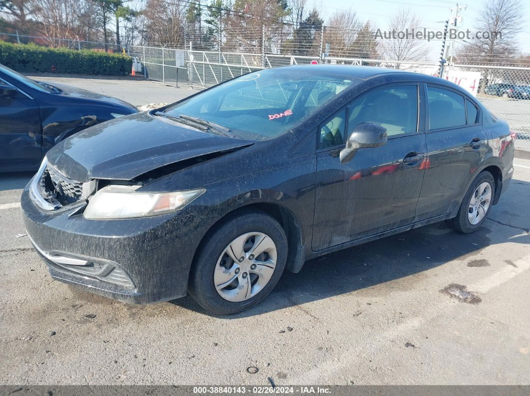 2013 Honda Civic Lx Black vin: 2HGFB2F56DH559817