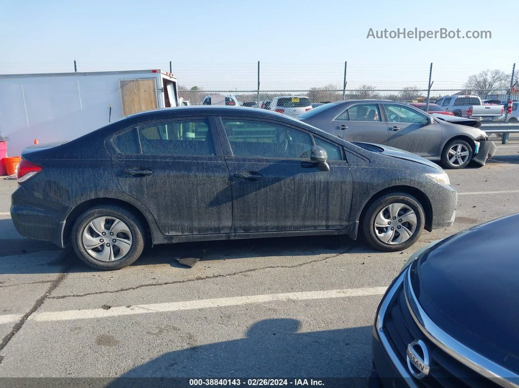 2013 Honda Civic Lx Black vin: 2HGFB2F56DH559817