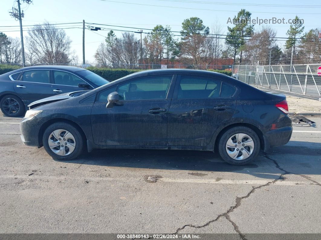 2013 Honda Civic Lx Black vin: 2HGFB2F56DH559817