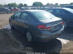 2013 Honda Civic Lx Gray vin: 2HGFB2F56DH560420