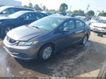 2013 Honda Civic Lx Gray vin: 2HGFB2F56DH560420