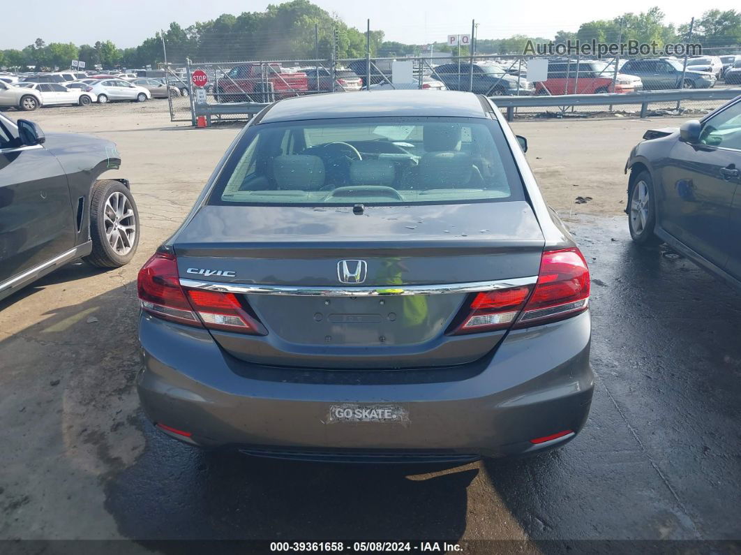 2013 Honda Civic Lx Gray vin: 2HGFB2F56DH560420