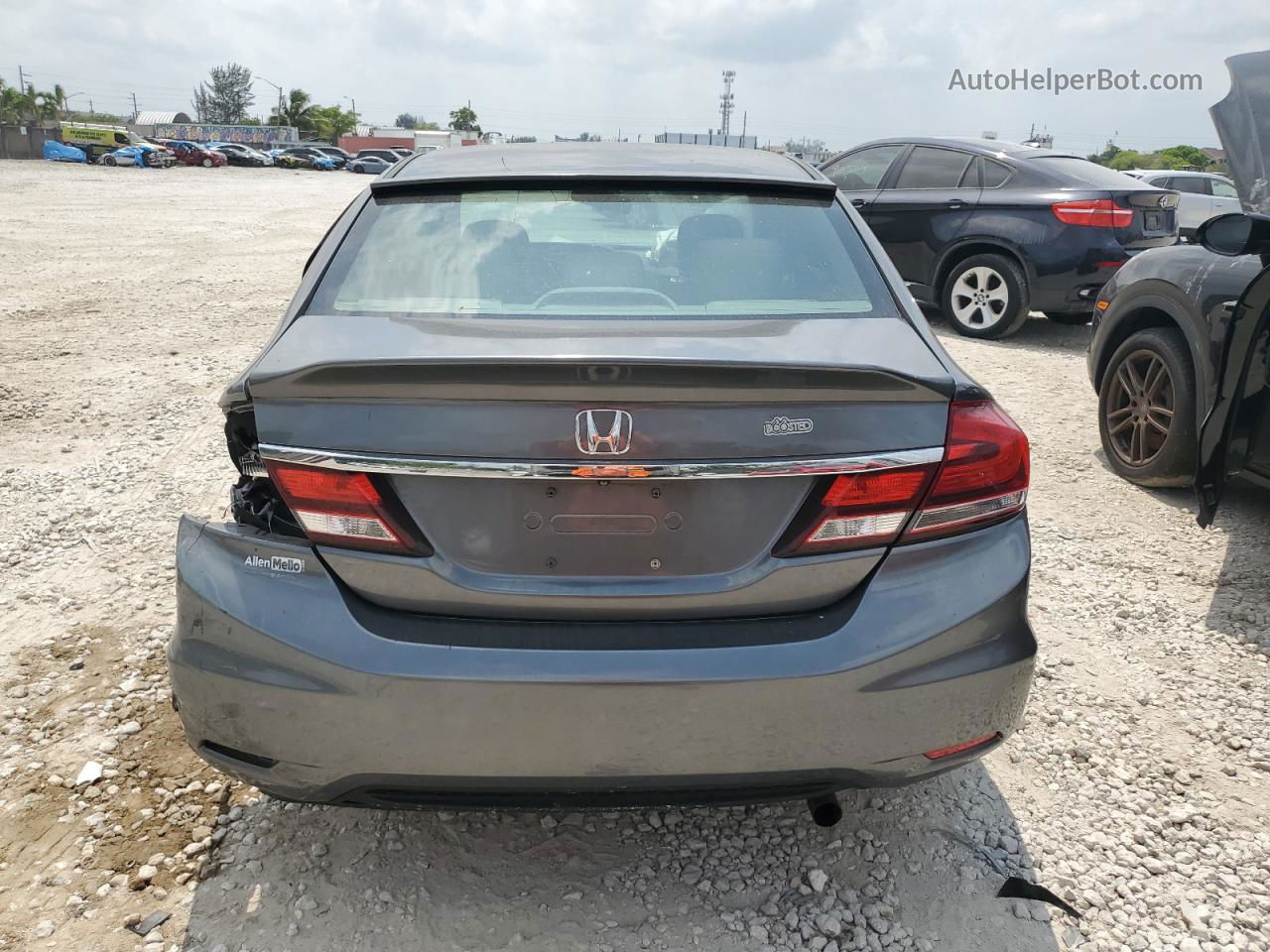 2013 Honda Civic Lx Gray vin: 2HGFB2F56DH564127